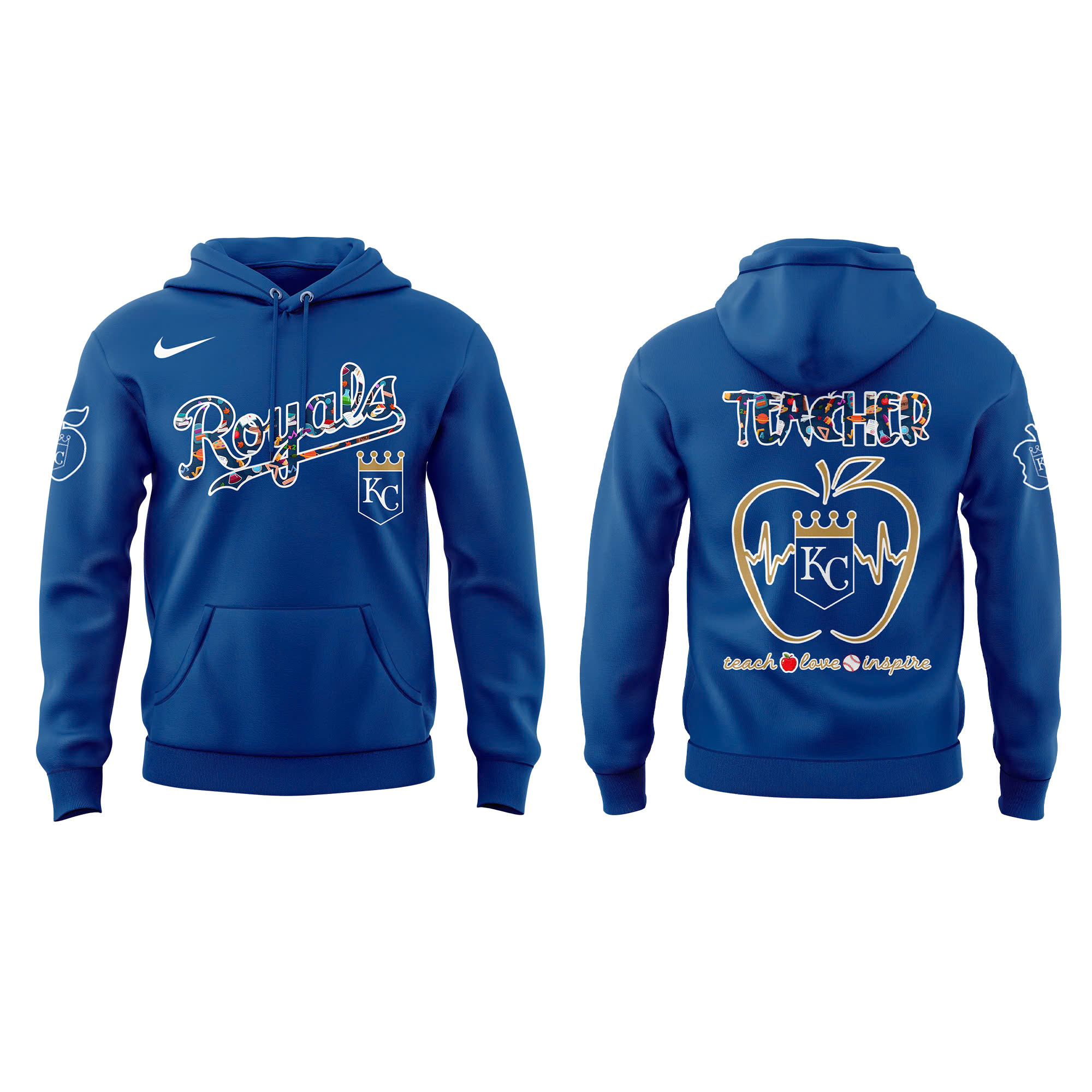 Kansas City Royals x Teacher Appreciation Special Hoodie Kansas City Royals x Teacher Appreciation Special Hoodie