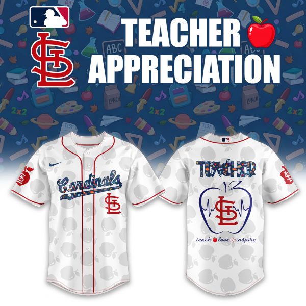 St. Louis Cardinals x Teacher Appreciation Special Baseball Jersey