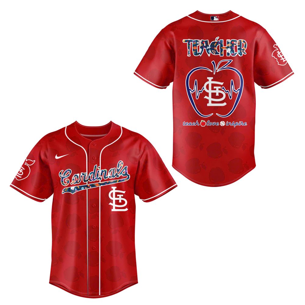 St. Louis Cardinals x Teacher Appreciation Special Baseball Jersey
