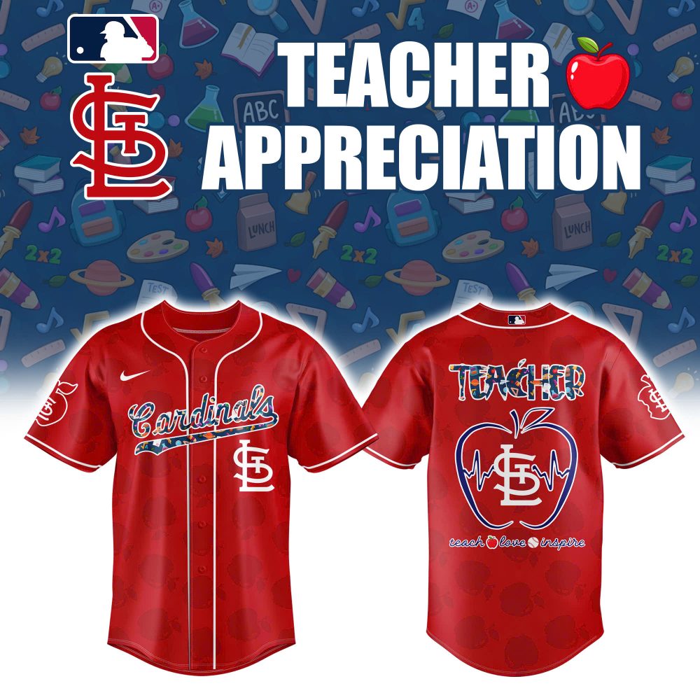 St. Louis Cardinals x Teacher Appreciation Special Baseball Jersey