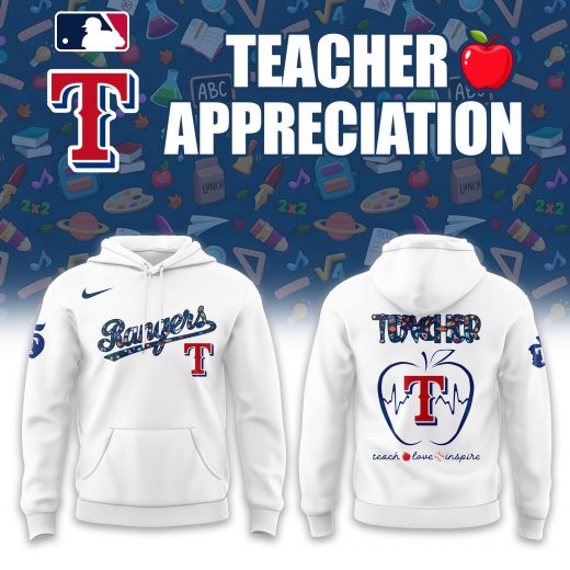 Texas Rangers x Teacher Appreciation Special Hoodie