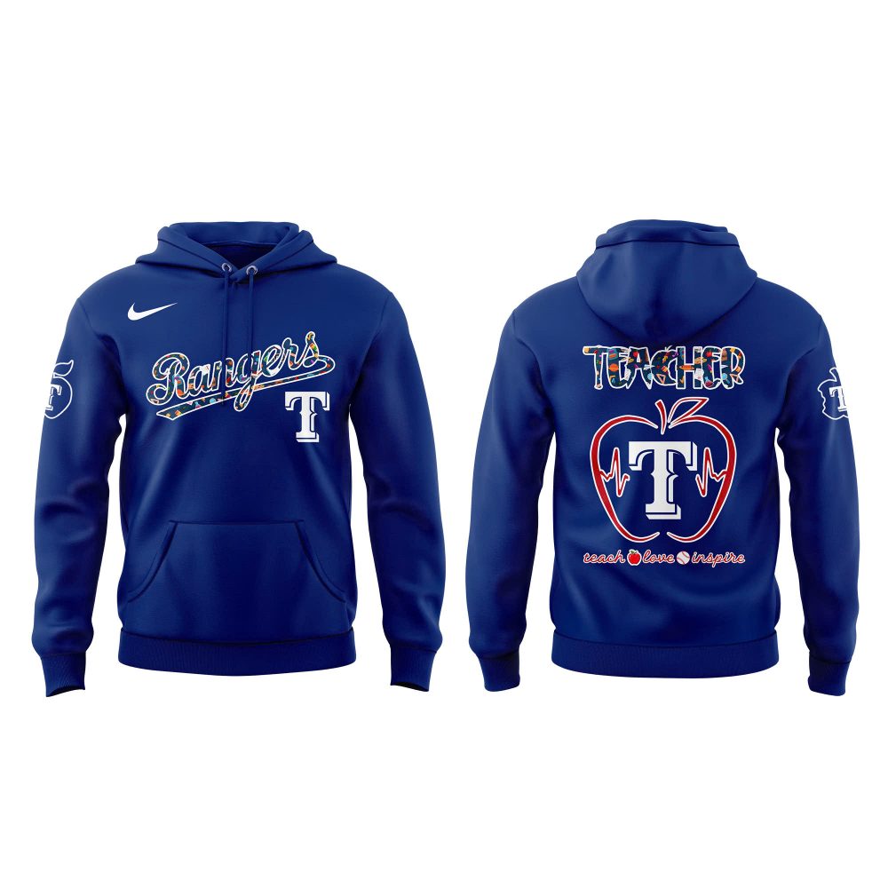 Texas Rangers x Teacher Appreciation Special Hoodie