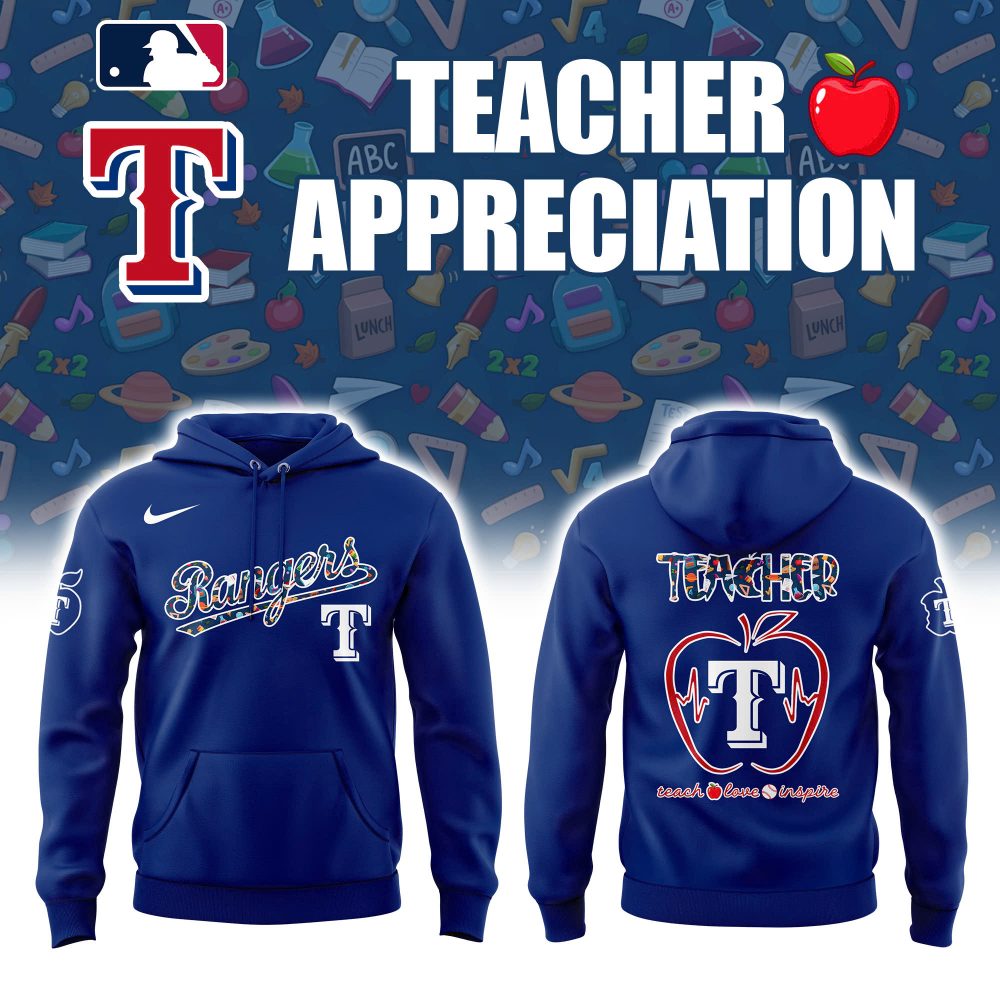Texas Rangers x Teacher Appreciation Special Hoodie