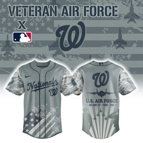 Washington Nationals x Veteran U.S Air Force 2025 Baseball Jersey