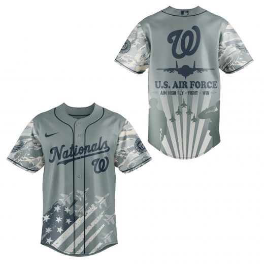 Washington Nationals x Veteran U.S Air Force 2025 Baseball Jersey