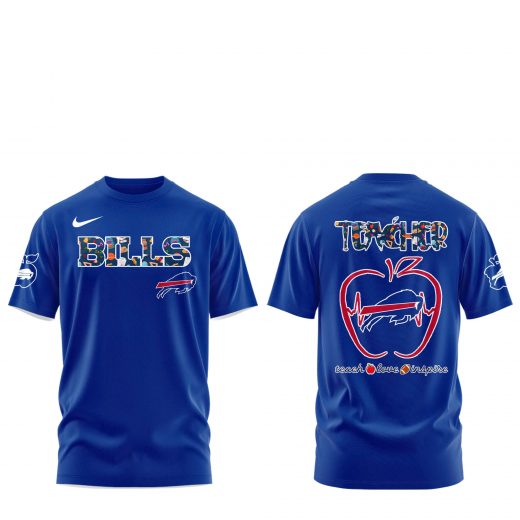 Buffalo Bills TEACHER NIGHT 2025 Special Edition Blue Shirt