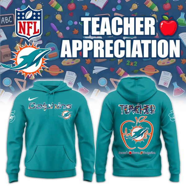 Miami Dolphins TEACHER NIGHT Hoodie