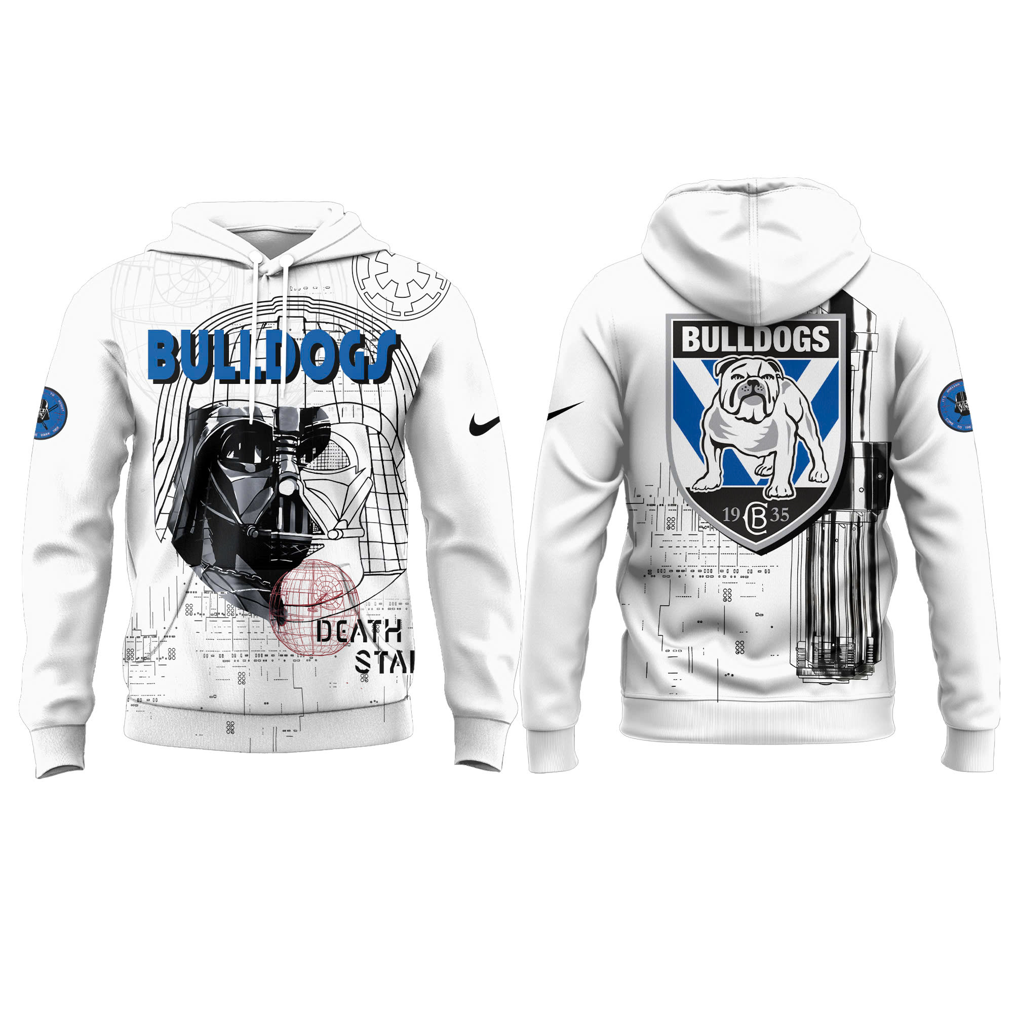 Canterbury Bulldogs x Star Wars Death Night Hoodie Canterbury Bulldogs x Star Wars Death Night Hoodie