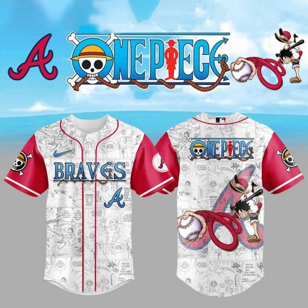 Limited Edition Atlanta Braves One Piece Night Game Jersey