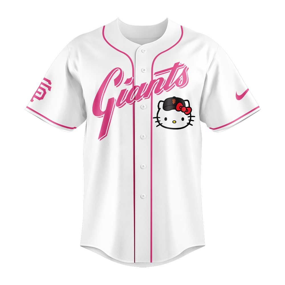 San Francisco Giants x Hello Kitty Limited Edition White Jersey San Francisco Giants x Hello Kitty Limited Edition White Jersey