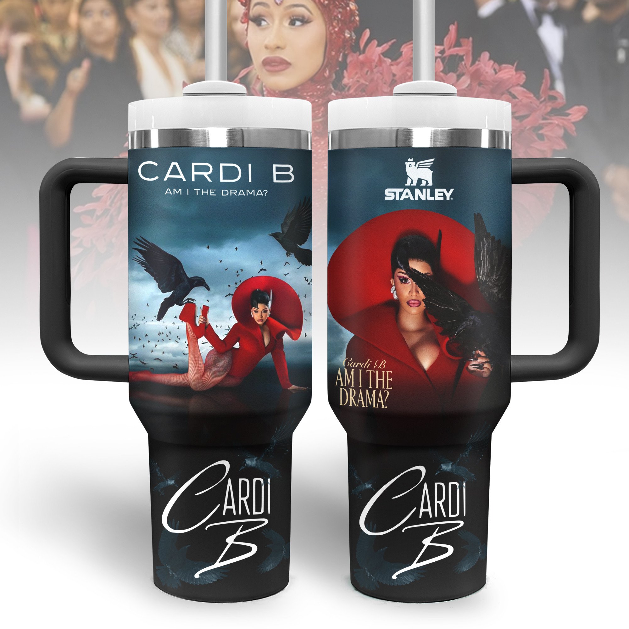 Cardi B "Am I The Drama?" Limited Edition Stanley Tumbler Cardi B "Am I The Drama?" Limited Edition Stanley Tumbler
