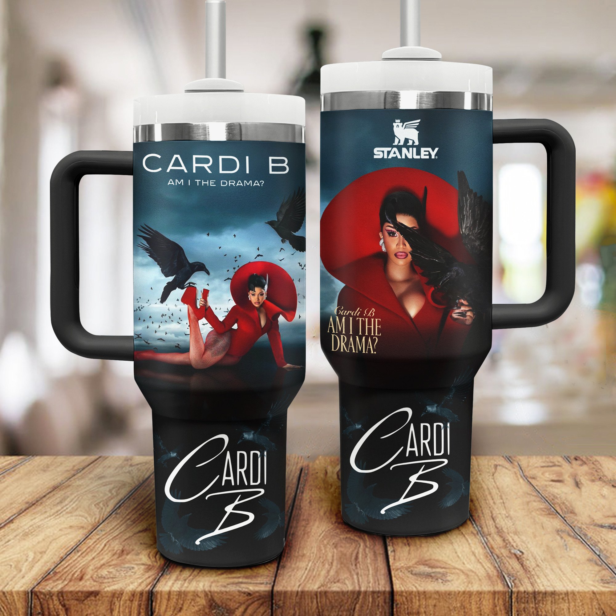 Cardi B "Am I The Drama?" Limited Edition Stanley Tumbler Cardi B "Am I The Drama?" Limited Edition Stanley Tumbler