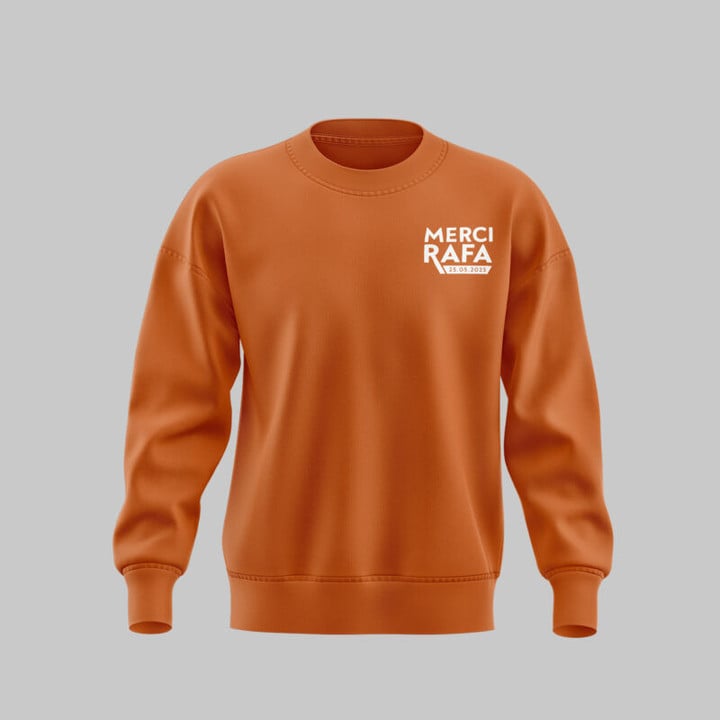 Merci Rafa Rafael Nadal Roland Garros Tribute Signature Sweatshirt Merci Rafa Rafael Nadal Roland Garros Tribute Signature Sweatshirt