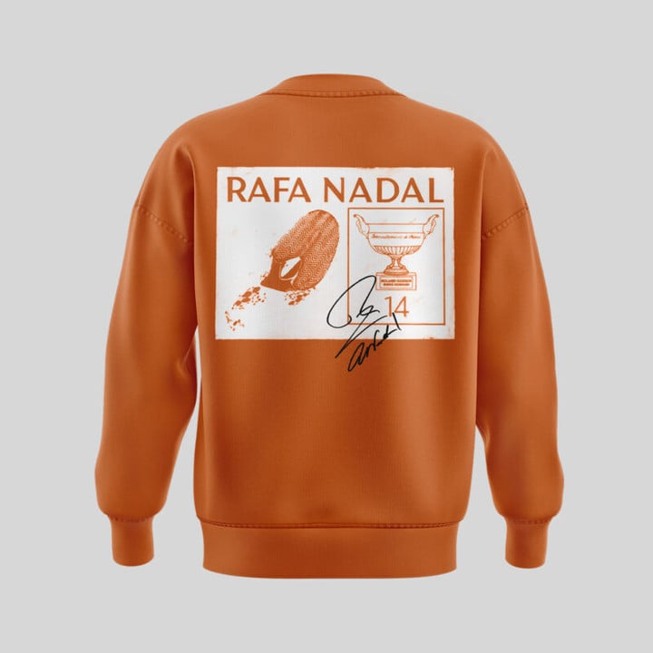 Merci Rafa Rafael Nadal Roland Garros Tribute Signature Sweatshirt Merci Rafa Rafael Nadal Roland Garros Tribute Signature Sweatshirt