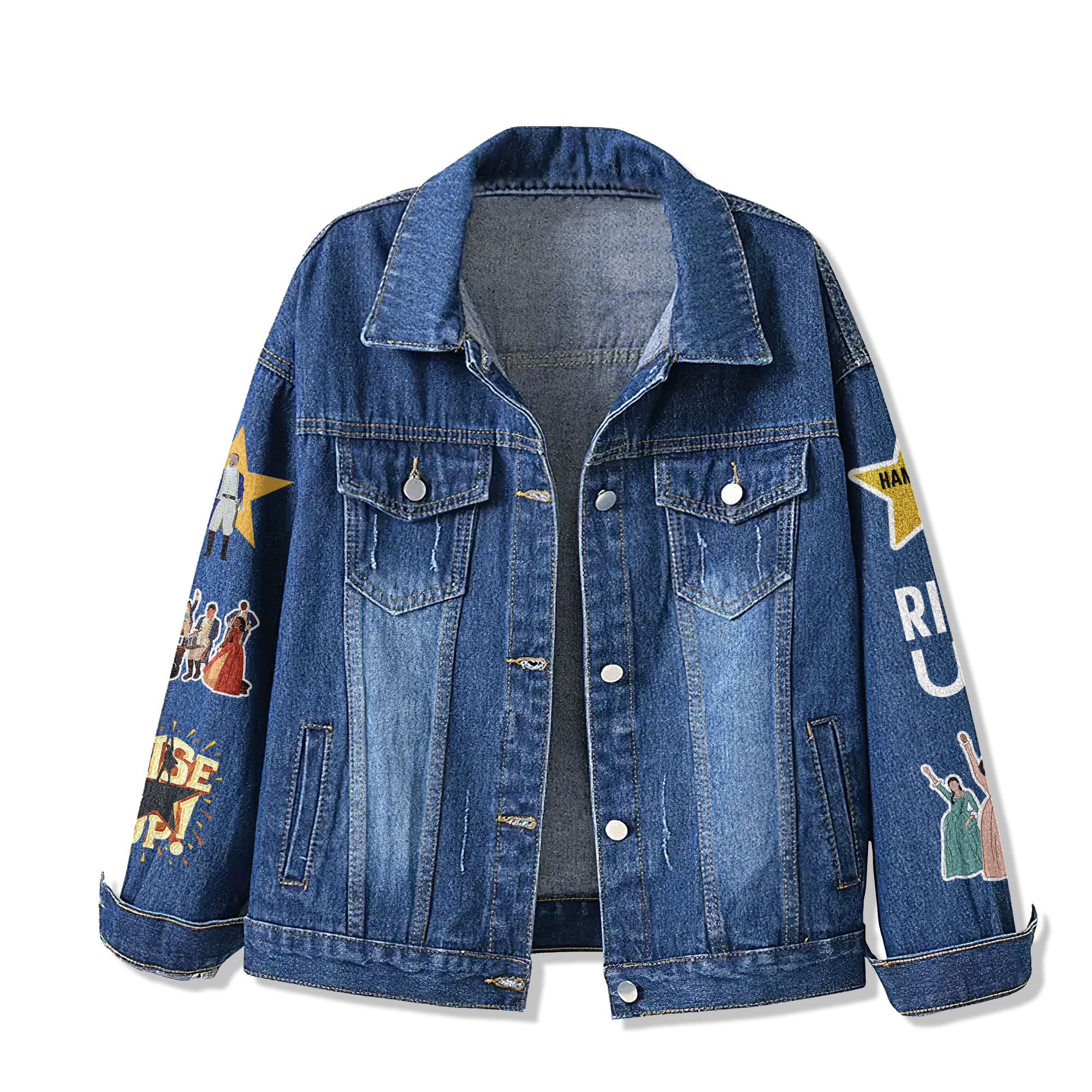 Hamilton 10 Years Anniversary "Rise Up" Special Denim Jacket Hamilton 10 Years Anniversary "Rise Up" Special Denim Jacket