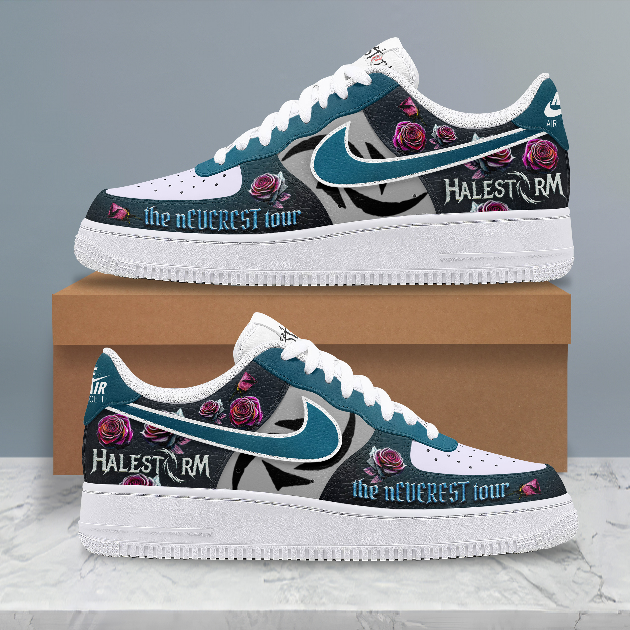 Halestorm 2025 The nEverest Duality Tour Premium Air Force 1 Sneakers Halestorm 2025 The nEverest Duality Tour Premium Air Force 1 Sneakers