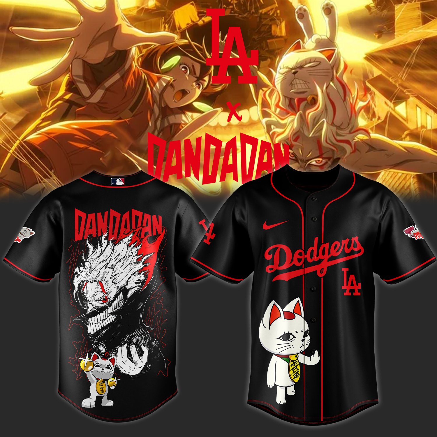 Los Angeles Dodgers x Dandadan 2025 Limited Edition Jersey Los Angeles Dodgers x Dandadan 2025 Limited Edition Jersey