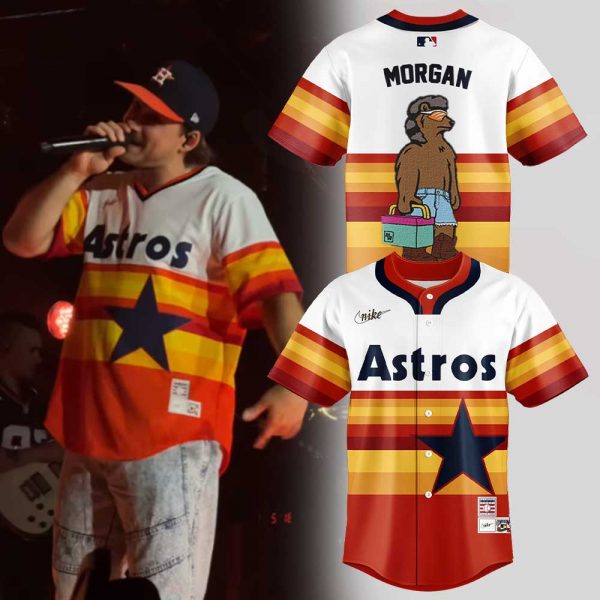 Houston Astros Morgan Wallen Tour 2025 Mossy Oak Special Jersey