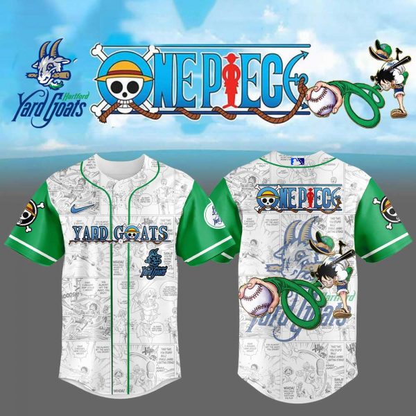 Hartford Yard Goats x One Piece Night Game 2025 Baseball Jersey