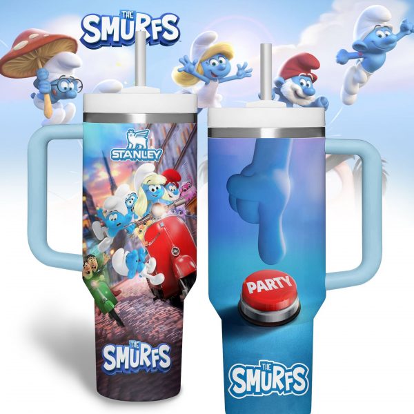 The Smurfs Limited Edition Tumbler 40oz with Handle