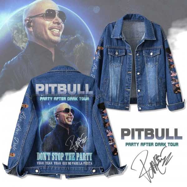 Pitbull "Party After Dark Tour" Special Denim Jacket