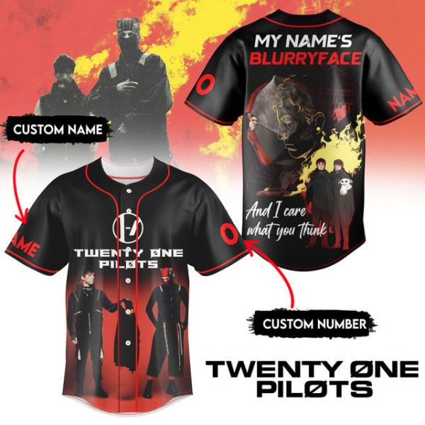 Twenty One Pilots My Name's Blurryface Premium Baseball Jersey