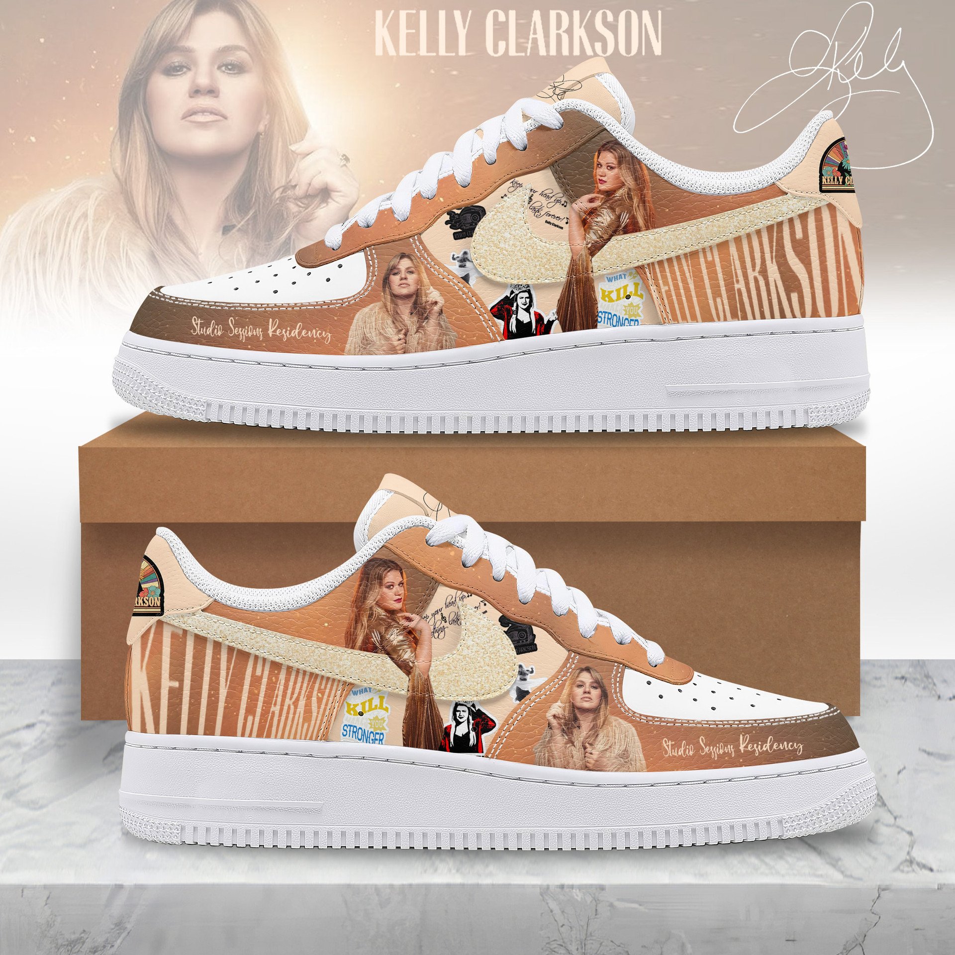 Kelly Clarkson Limited Edition Air Force 1 Sneaker Kelly Clarkson Limited Edition Air Force 1 Sneaker