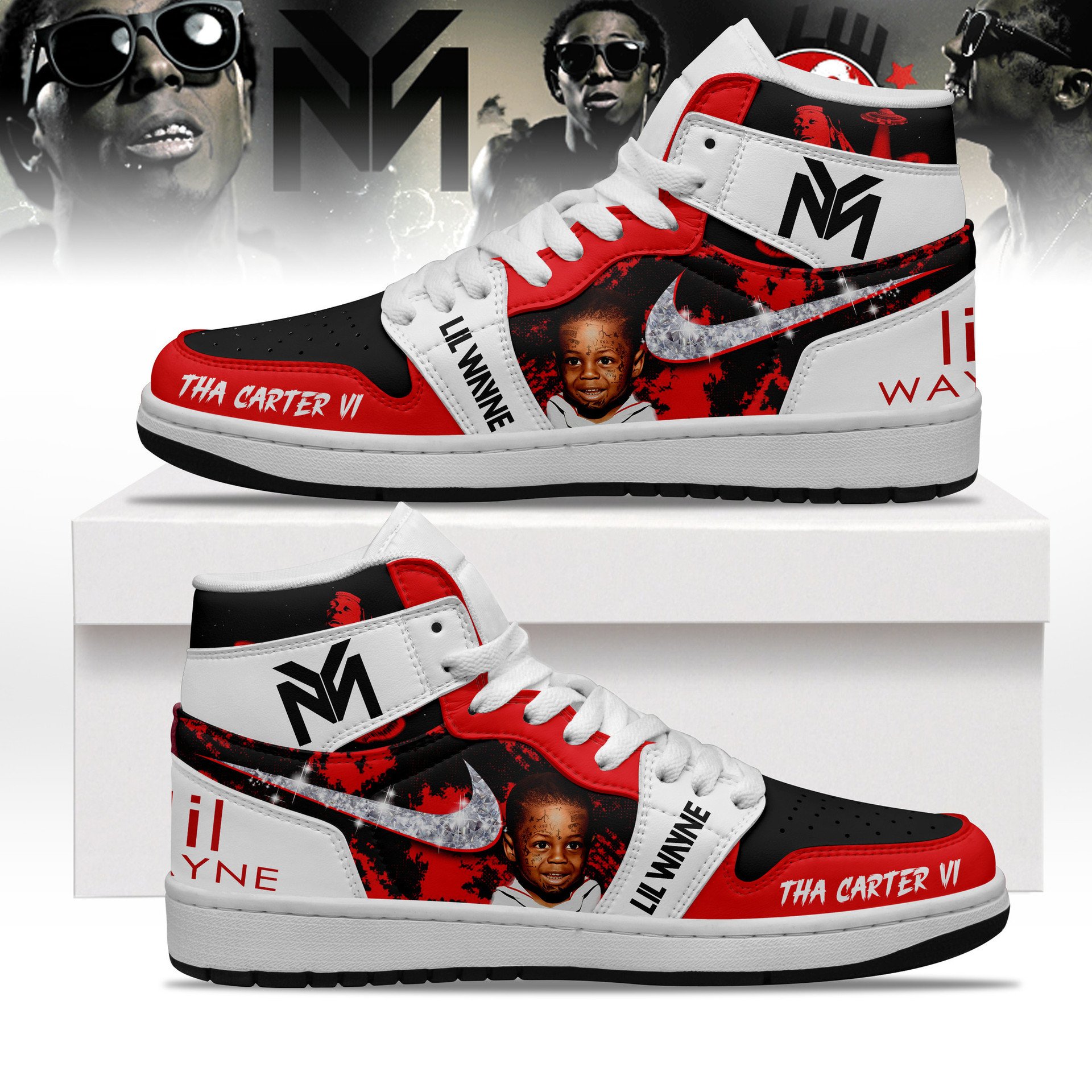 Lil Wayne Tha Carter VI Limited Edition Air Jordan 1 Sneaker Lil Wayne Tha Carter VI Limited Edition Air Jordan 1 Sneaker