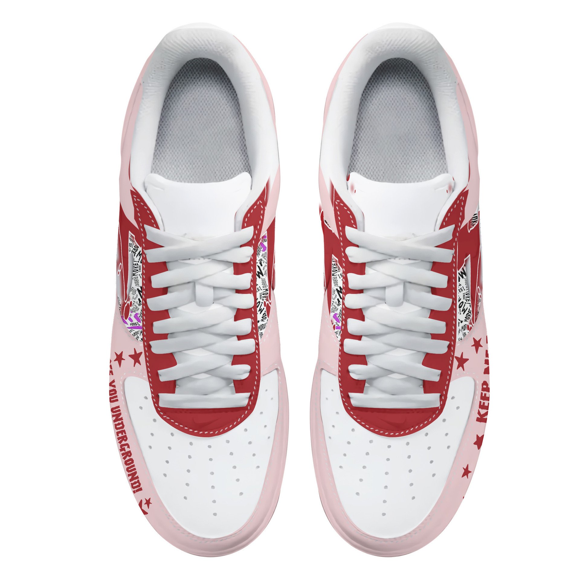 The Warning "Keep me Fed" Limited Edition Air Force 1 Sneaker The Warning "Keep me Fed" Limited Edition Air Force 1 Sneaker