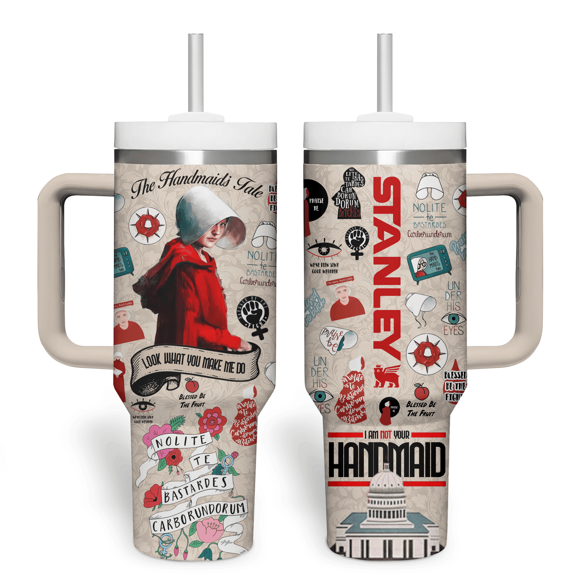 The Handmaid's Tale Special Tumbler 40oz with Handle The Handmaid's Tale Special Tumbler 40oz with Handle