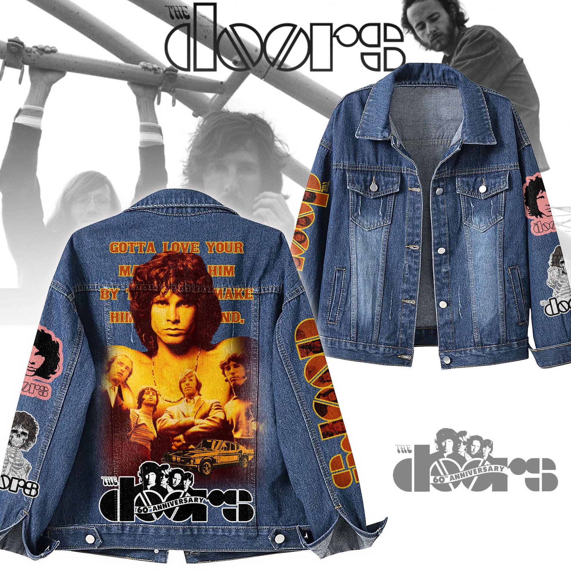 The Doors 60th Anniversary Special Denim Jacket The Doors 60th Anniversary Special Denim Jacket