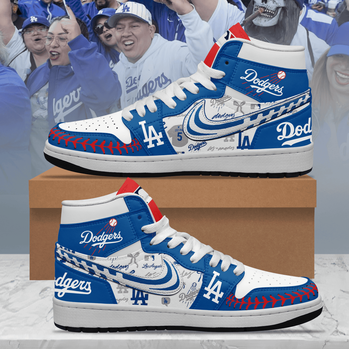 Los Angeles Dodgers MLB New 2025 Premium Nike Air Jordan 1 Los Angeles Dodgers MLB New 2025 Premium Nike Air Jordan 1