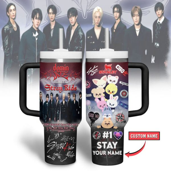 Stray Kids Dominate World Tour Gift For Fans 40oz Stanley Tumbler