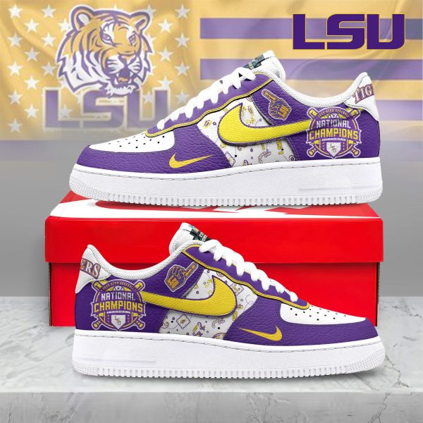 LSU Tigers National Champions 2025 Air Force 1 Sneaker