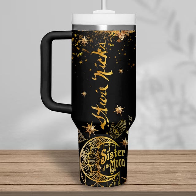 Stevie Nicks Sister Of The Moon Gift For Fans 40oz Stanley Tumbler Stevie Nicks Sister Of The Moon Gift For Fans 40oz Stanley Tumbler