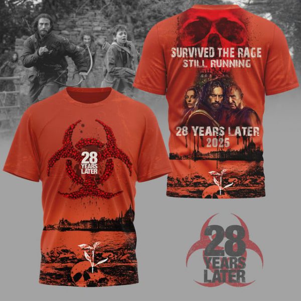 28 Years Later Survived The Rage Still Running Premium 2025 Shirt