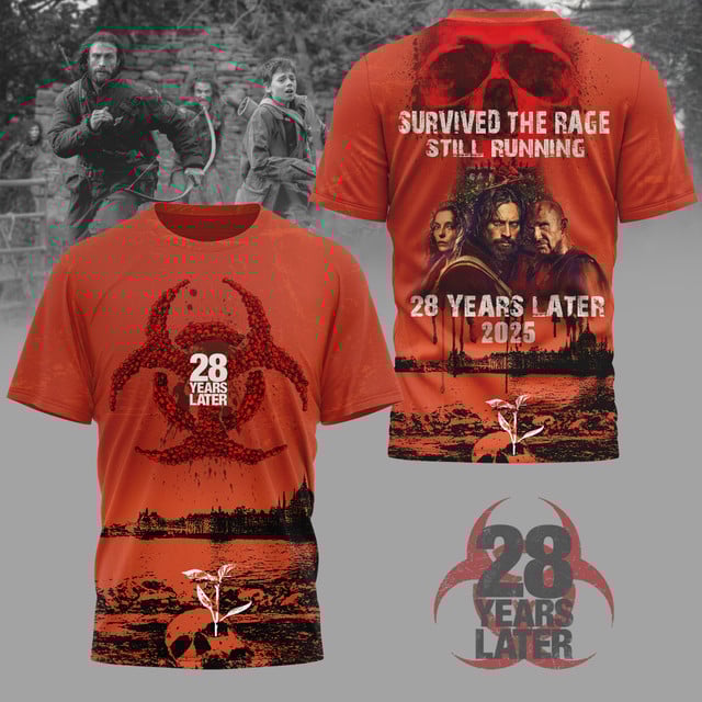 28 Years Later Survived The Rage Still Running Premium 2025 Shirt 28 Years Later Survived The Rage Still Running Premium 2025 Shirt