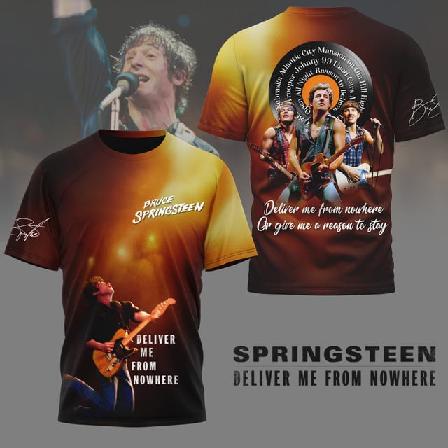 Bruice Sprinsteen Deliver Me From Nowhere 2025 Premium Shirt Bruice Sprinsteen Deliver Me From Nowhere 2025 Premium Shirt