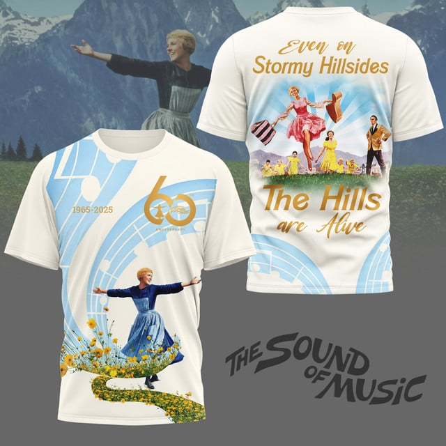 The Sound of Music 60th Anniversary Limited Edition Shirt 2025 The Sound of Music 60th Anniversary Limited Edition Shirt 2025