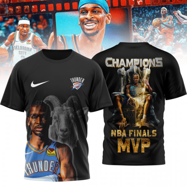 Shai Gilgeous-Alexander Oklahoma City Thunder NBA Finals MVP Shirt