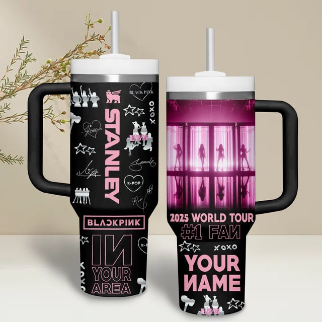 Blackpink 2025 World Tour Gift For Fans Limited Stanley Tumbler Blackpink 2025 World Tour Gift For Fans Limited Stanley Tumbler