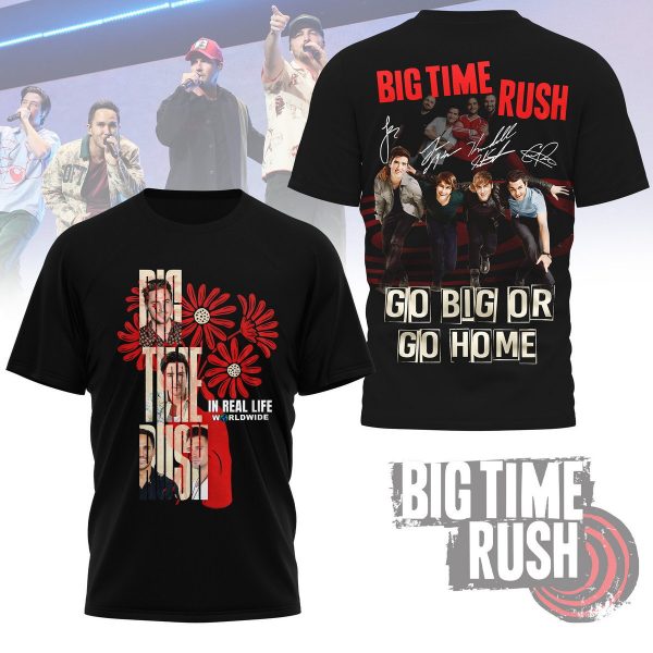 Big Time Rush In Real Life Worldwide Tour 2025 Shirt