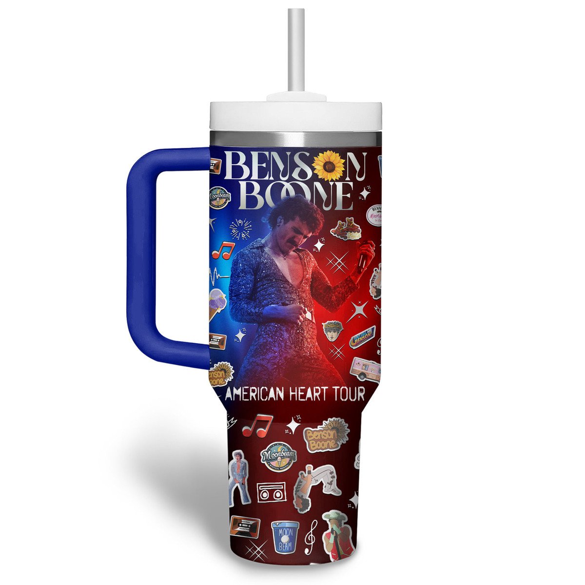 Bensoon Boone American Heart Tour 2025 Stanley Tumbler Bensoon Boone American Heart Tour 2025 Stanley Tumbler