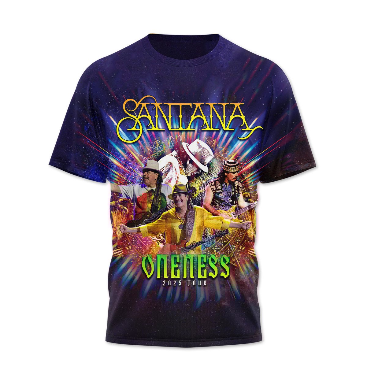 Carlos Santana Oneness 2025 Tour Premium Shirt Carlos Santana Oneness 2025 Tour Premium Shirt