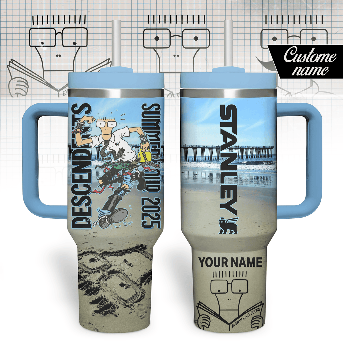 Descendents Summer Tour 2025 Premium Stanley Tumbler Descendents Summer Tour 2025 Premium Stanley Tumbler