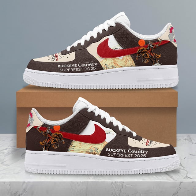 Buckeye Country Superfest 2025 Special Edition Air Force 1 Sneaker Buckeye Country Superfest 2025 Special Edition Air Force 1 Sneaker