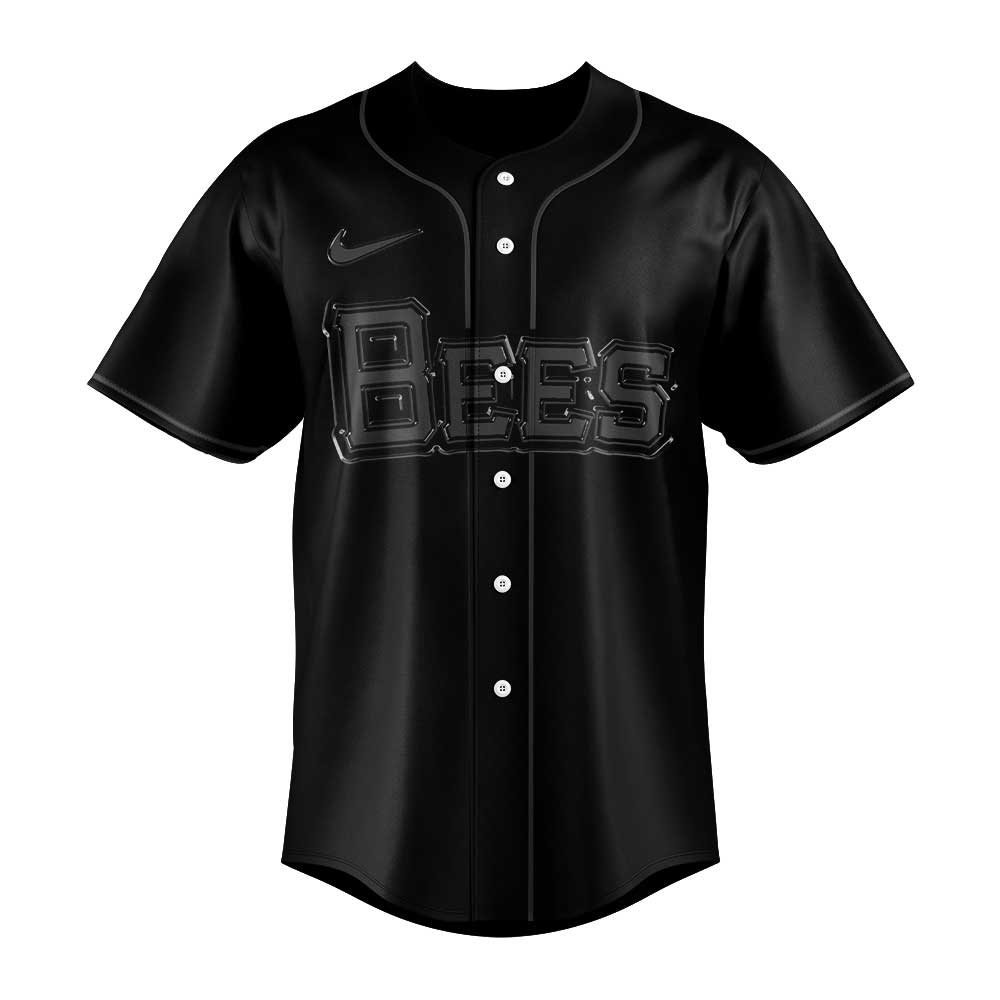 Salt Lake Bees Back in Black Premium Baseball Jersey Salt Lake Bees Back in Black Premium Baseball Jersey