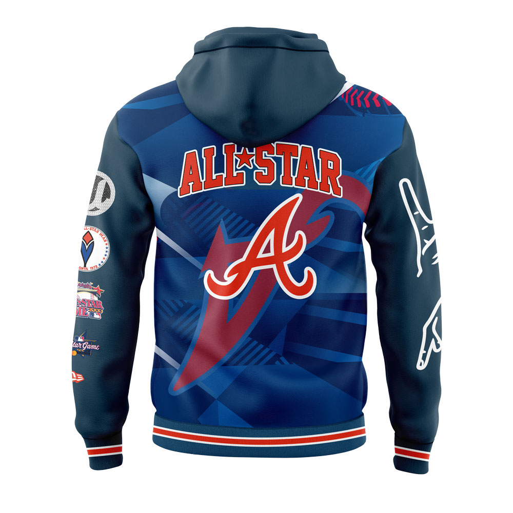 Atlanta Braves Peace up A-Town Down Hoodie Atlanta Braves Peace up A-Town Down Hoodie