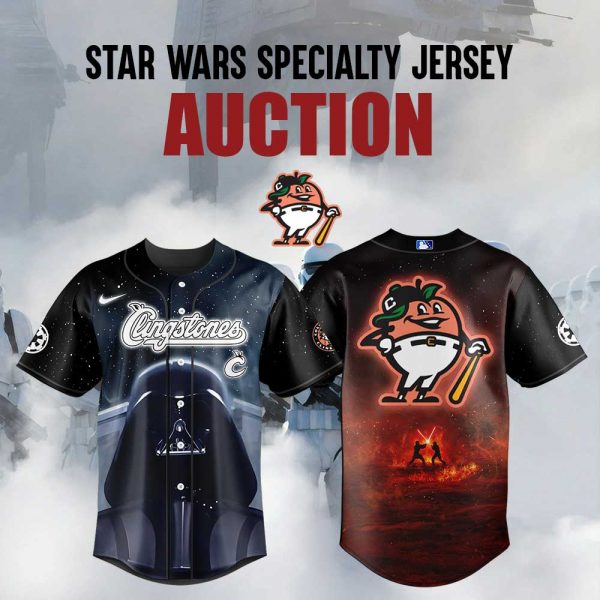 Columbus Clingstones x Star Wars Night 2025 Special Edition Baseball Jersey