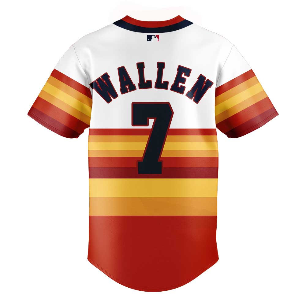 Houston Astros x Morgan Wallen I'm The Problem Tour 2025 Baseball Jersey Houston Astros x Morgan Wallen I'm The Problem Tour 2025 Baseball Jersey